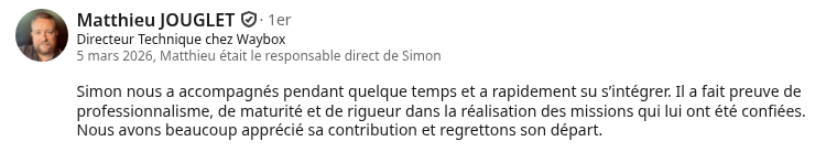 Recommandation 6